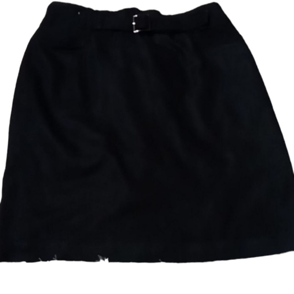 Belted denim skirt 12